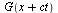 G(`+`(x, ct))